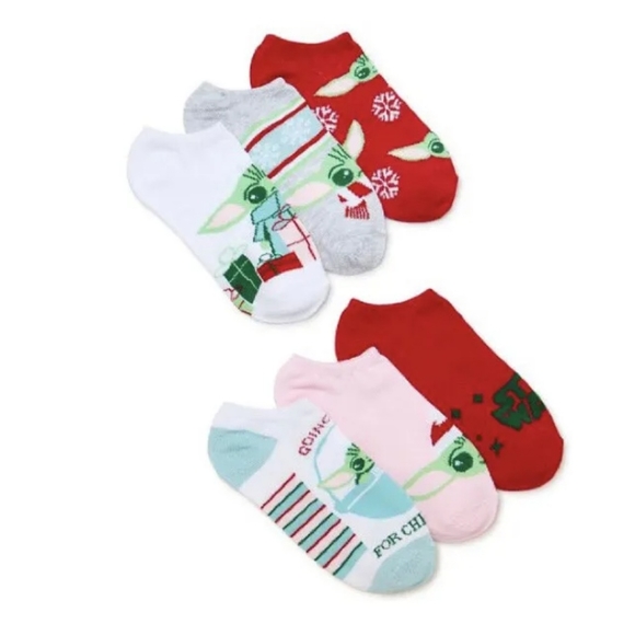 Star Wars Mandaloran No-Show Christmas Socks - Picture 1 of 6